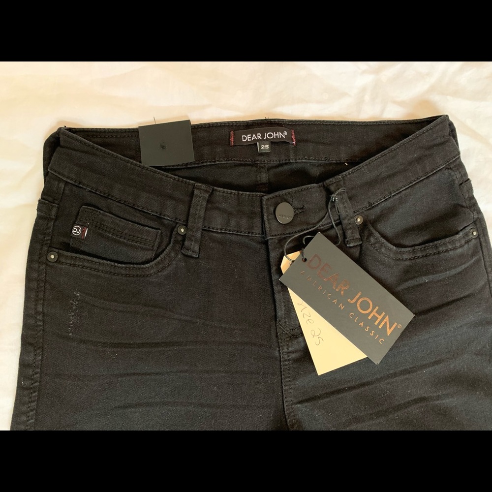 Dear John | Black Ripped Skinny | size: 25